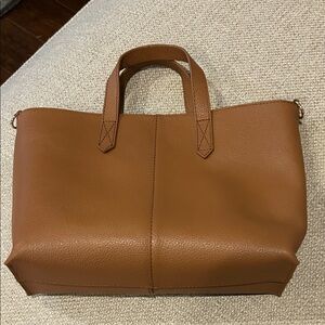 LOFT Tan Mini Tote Bag